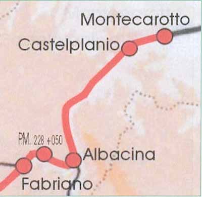 Potenziamento Orte-Falconara:Castelplanio-Montecarotto